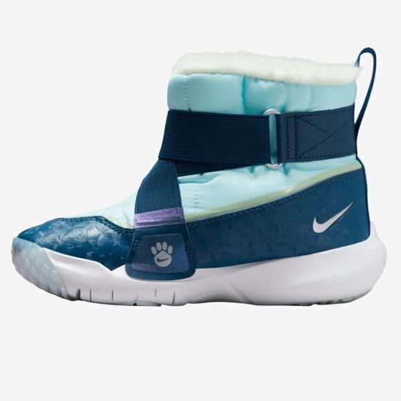 Nike Flex Advantage SE Boots • Sizes 13.5, 1, 2 Kids Shoes • Blue / Silver • New - Picture 3 of 10